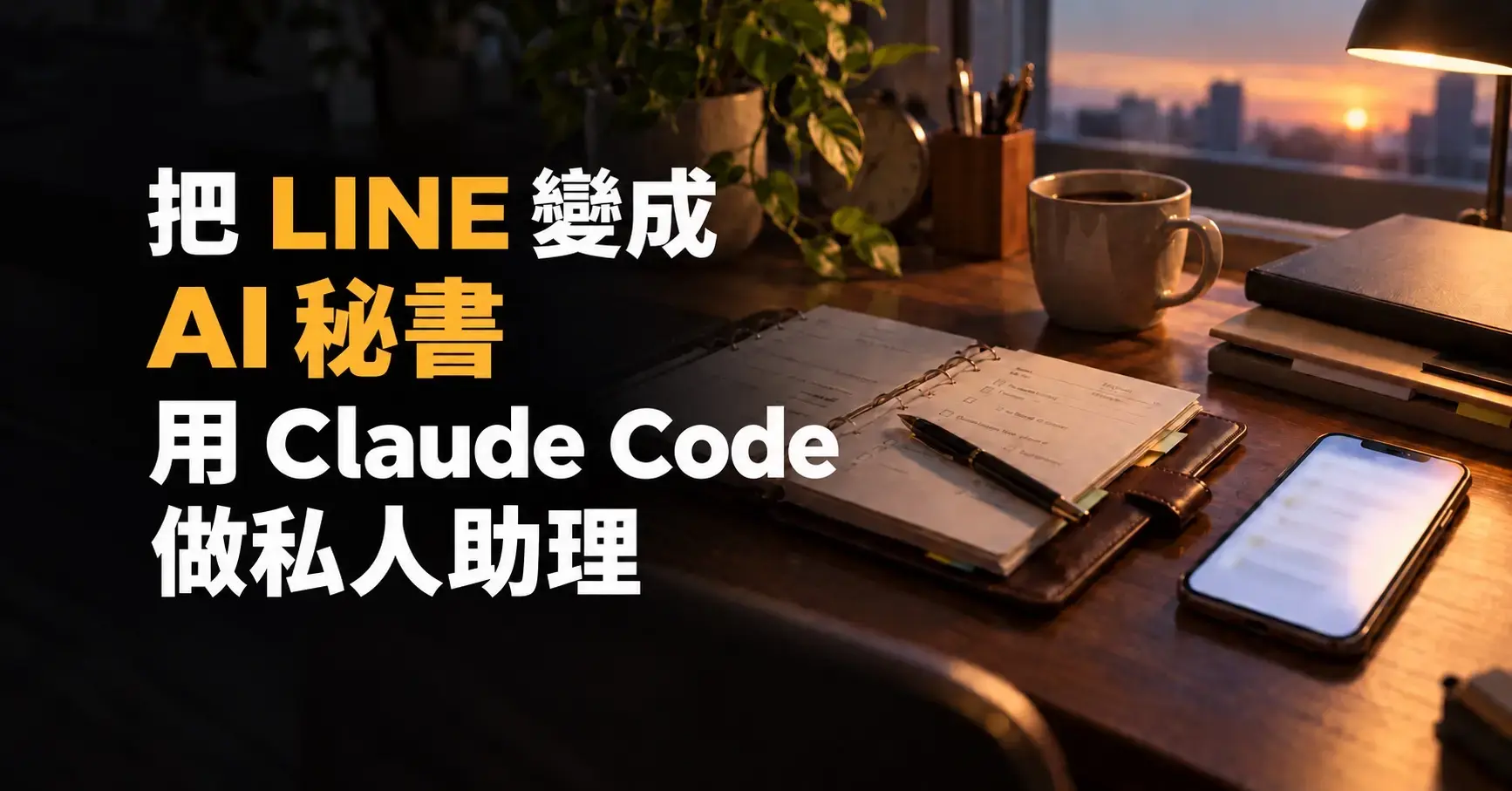 LINE AI 秘書,Claude Code 私人助理文章封面