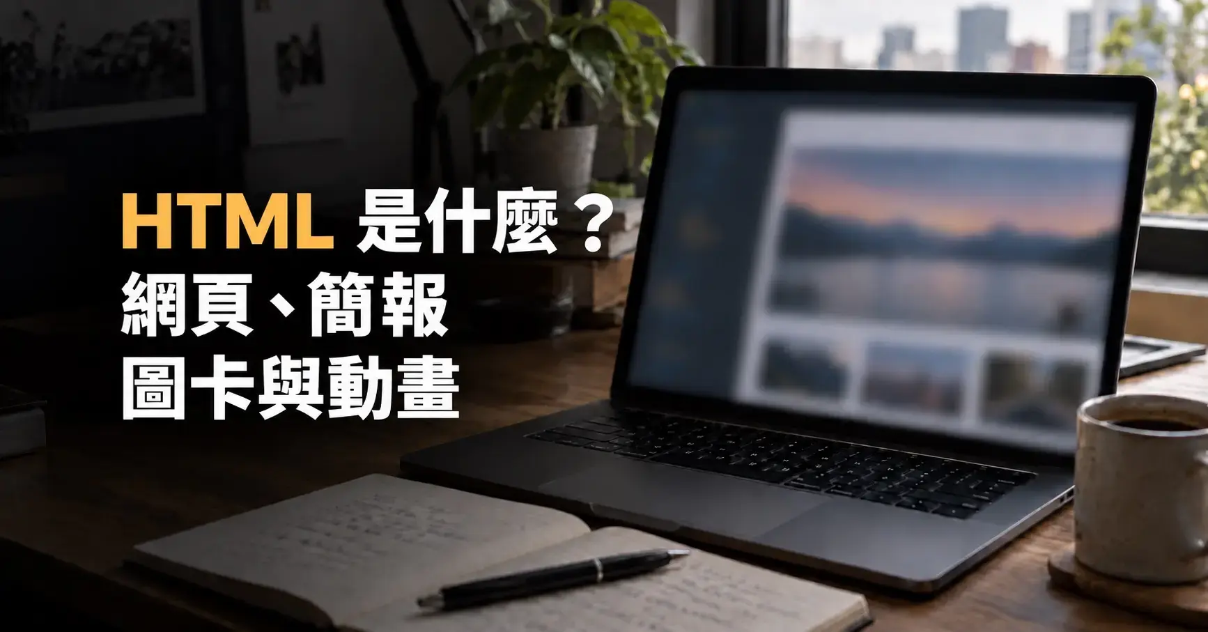 HTML 是什麼?網頁、簡報、圖卡與動畫文章封面